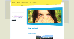 Desktop Screenshot of dweirsoftball.com