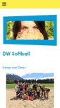 Mobile Screenshot of dweirsoftball.com