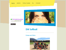 Tablet Screenshot of dweirsoftball.com